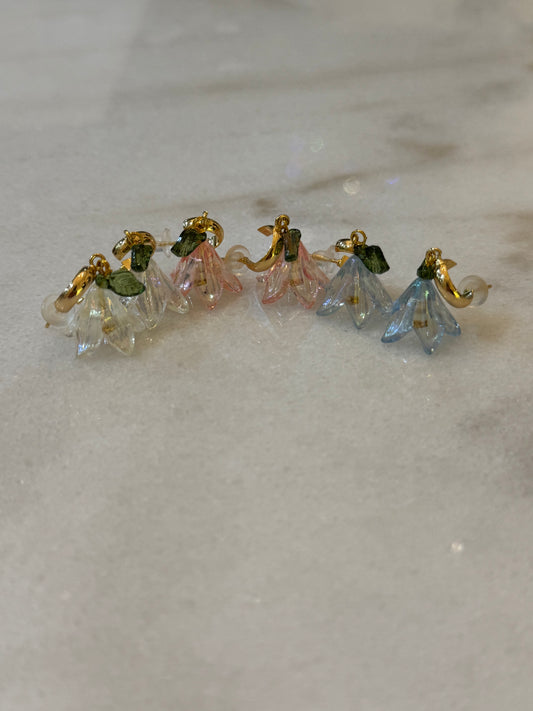 Flower earrings